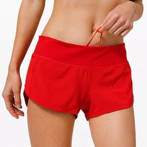 LULULEMON Speed Up Shorts 2.5” (size 6)